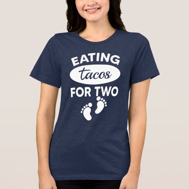 Comendo Tacos Para Dois Dia das Mães Engraçado (Frente)
