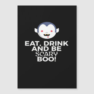 Comer Beber Boo Assustador Design Criativo Casu