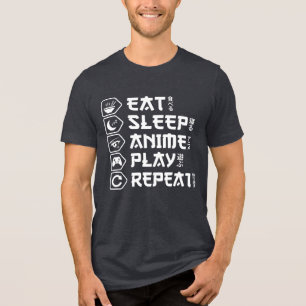 Comer Dormir Anime Jogar Repetir Estilo de Vida Ot