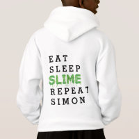 comer, dormir, lodo, repetir gooey