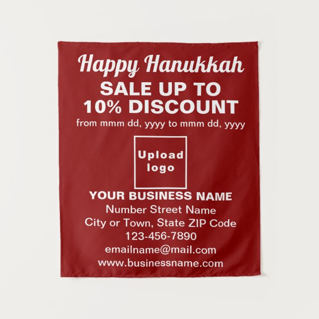 Comercialização de Hanukkah no Red Tapeçaria (Frente)