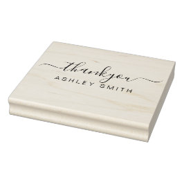 Comércio Elegante Obrigado Carimbo de Borracha