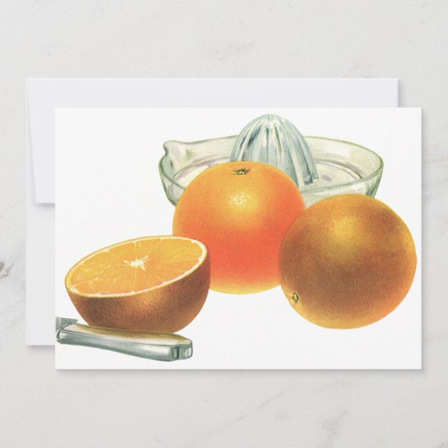 Comida Antiga Fruta, Laranjas Maduras Espremedor C (Frente)