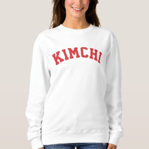 Comida Coreana Famosa Kimchi Camisola de Moletom