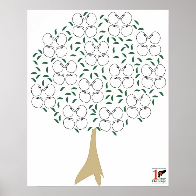 Comida de 1 ano do seu filho Poster de rastreio de (Frente)
