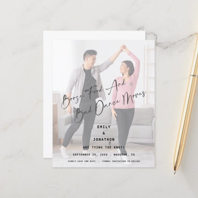 Comida De Booze Orçamentária Foto De Dança Incorre (Frente/Verso In Situ)