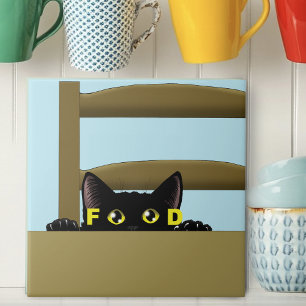 Comida de Gato Preto Humor Gato Faminto Engraçado