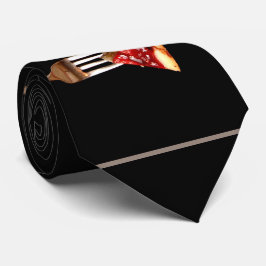 Comida Deliciosa em Garfos Gravata Black Tie