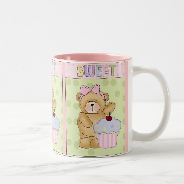 Comida doce da caneca do cupcake (Direita)