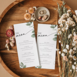 Comida Eucalyptus e Menu Verde Bebida Sage