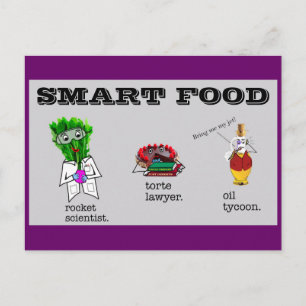 Comida Inteligente: cartões postais