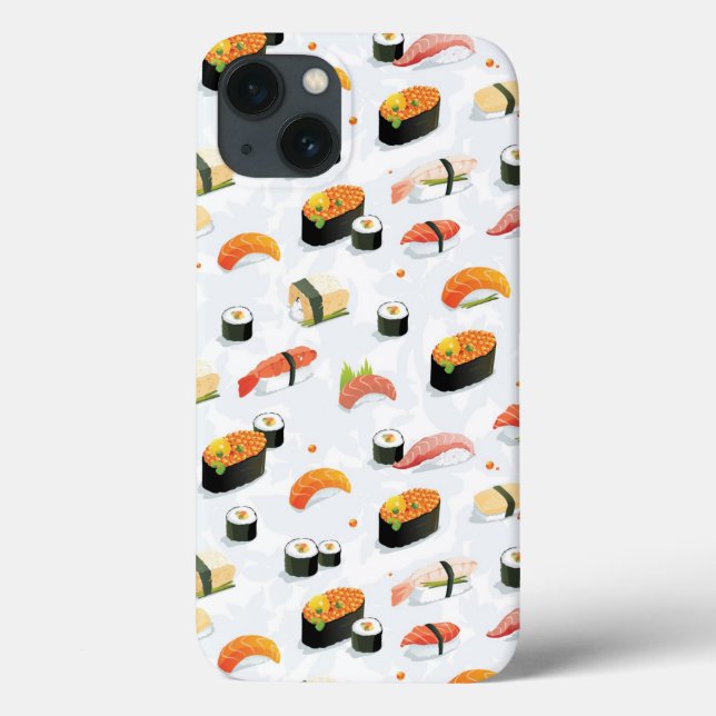 Comida japonesa: padrão Sushi (Verso)