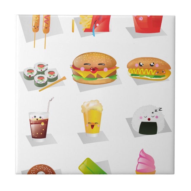 comida rápida kawaii (Frente)