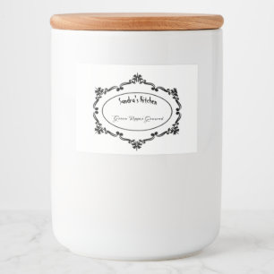 Comida Rótulo de Especialidade para Jar Vintage 