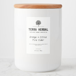 Comida Rótulo de produto do mercado para agricultores per