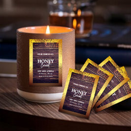 Comida Rótulo de Vela para a fronteira da folha de alumín