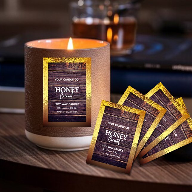 Comida Rótulo de Vela para a fronteira da folha de alumín (Criador carregado)