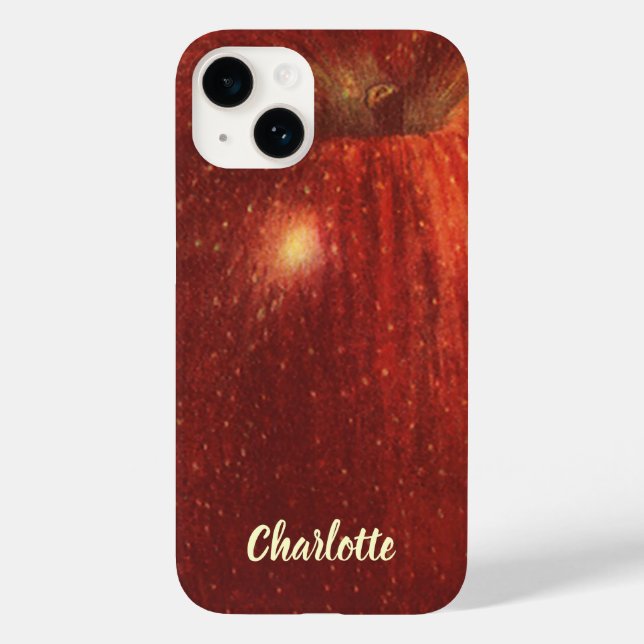 Comida Vintage, Fruta Vermelha orgânica, Apple del (Verso)