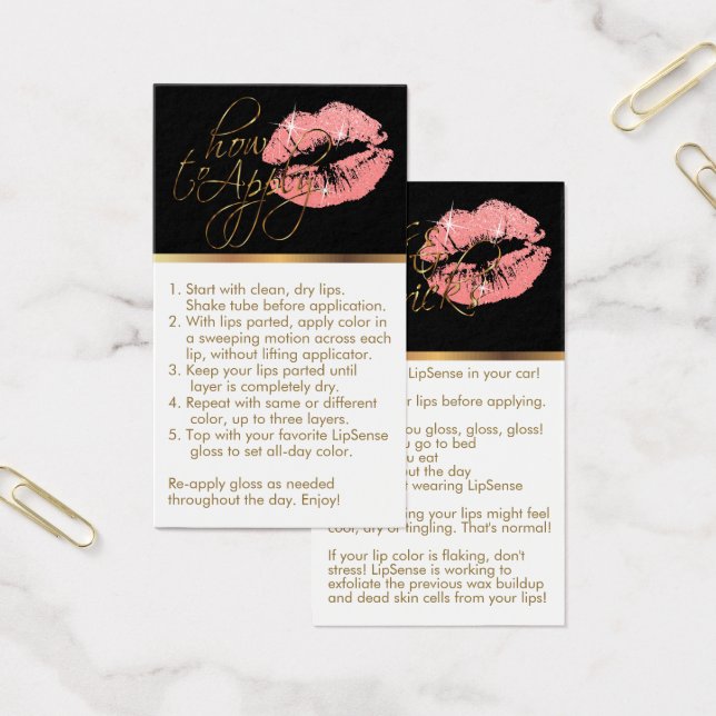 Como aplicar e dar dicas - Lábios com brilho de co (Escritótio)