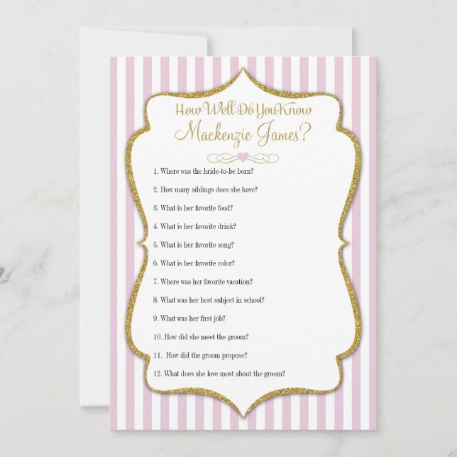 Como Conheço O Jogo Do Chá de panela Rosa (Frente)