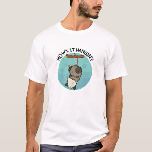 Como é que está a travar uma camisa de trocadilho