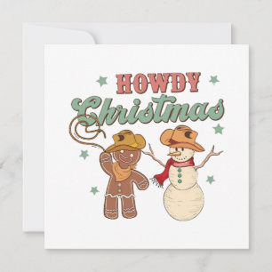 Como está o Natal Groovy Cowboy Boneco de Neve Oci