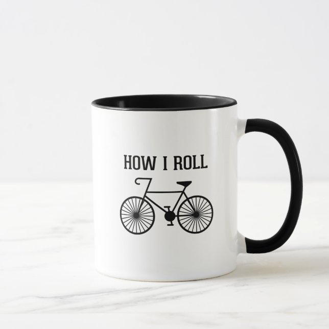 Como eu rolo a caneca da bicicleta (Direita)