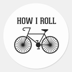 Como eu rolo etiquetas da bicicleta
