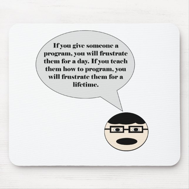 Como frustrar um Mousepad do Programador (Frente)