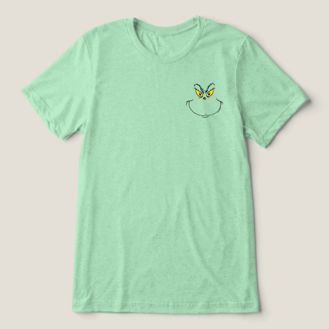 Como Grpolegadas Roubou O Rosto De Natal T-Shirt (Design frontal)