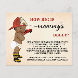 Como o Big Mamãe Belly é um cartão de Chá Fireman