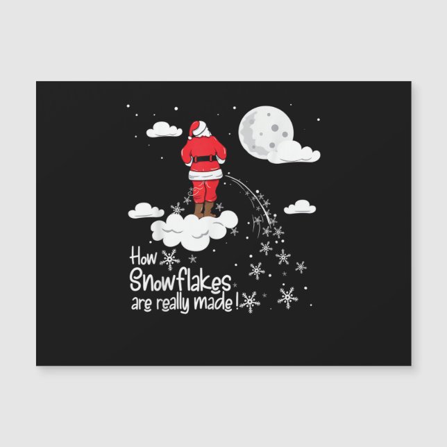 Como os Flocos de Neve São Realmente Feitos Funny  (Frente)