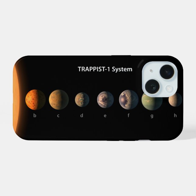 Como podem ser os sete planetas de Trappist-1. (Verso Horizontal)