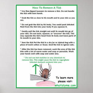 Como remover um Poster educacional de tique