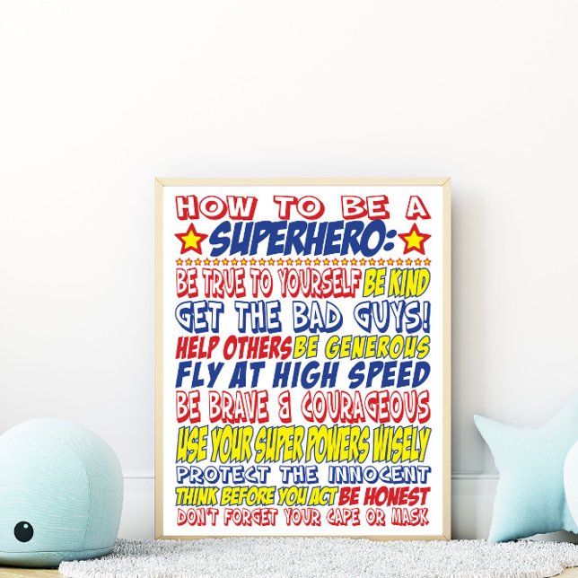 Como ser um Impressão super-herói (Criador carregado)