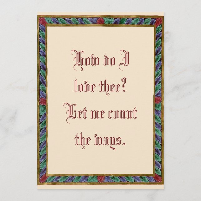 Como te amo? (Frente)