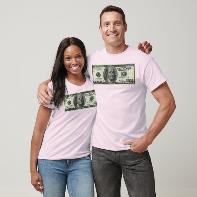 Como transformar uma camisa de dólar em cem dólare (Unissex)