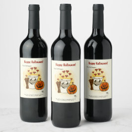 Como Tudo Começou O Rótulo Do Vinho De Halloween