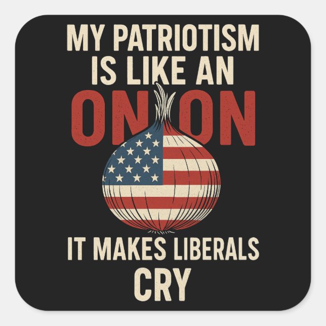 Como um adesivo de cebola (Frente)