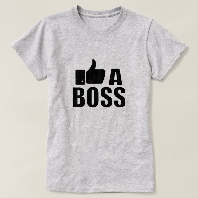 Como Uma Camiseta Do Chefe (Frente do Design)