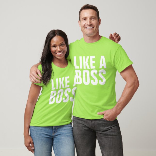 Como uma camiseta do chefe, engraçado (Unissex)