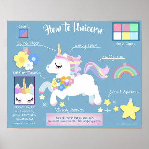 Como Unicorn Poster