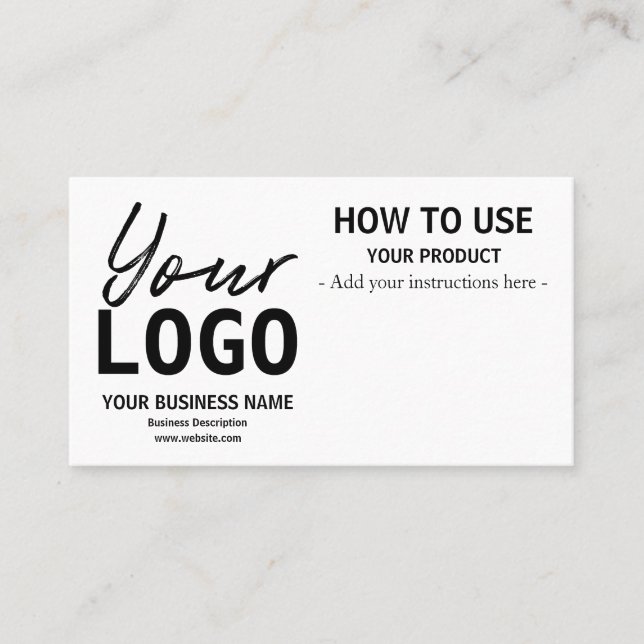 Como Usar Cartões De Instrução (Frente)