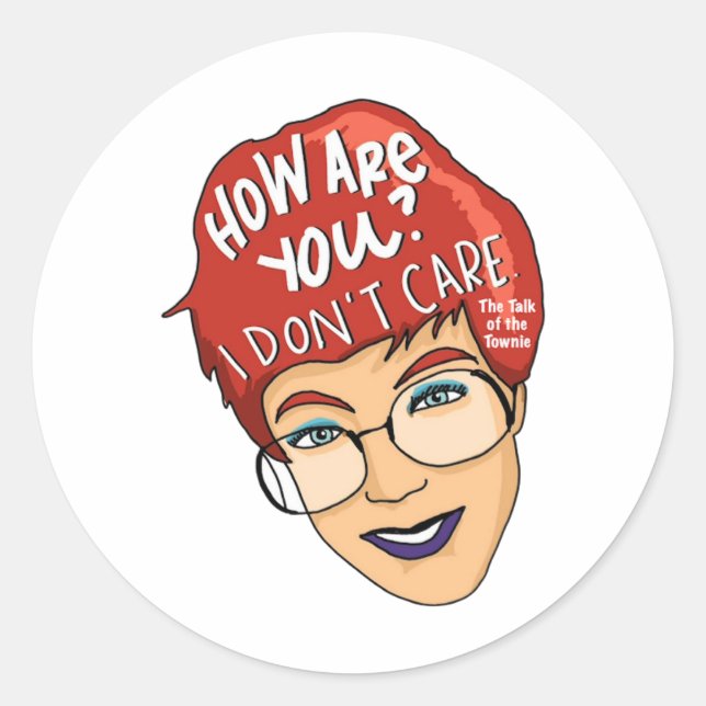 Como Vai? Eu não me importo com adesivos (Frente)