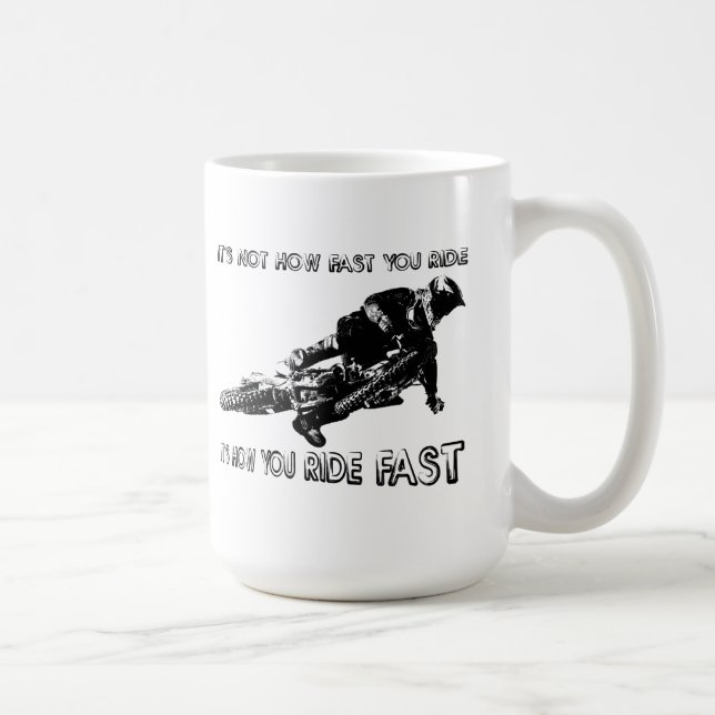 Como você monta a caneca rápida do motocross da (Direita)