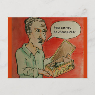 Como Você Pode Ser Chausado? Cartão Postal