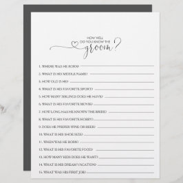 Como você sabe bem o jogo do Chá de panela do Groo