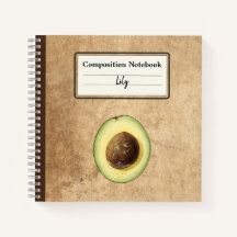 Comp Personalizado Metade Ilustração Avocado