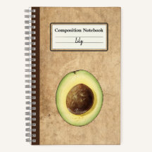 Comp Personalizado Metade Ilustração Avocado