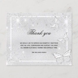 Compaixão orçamental borboletas prateadas obrigado